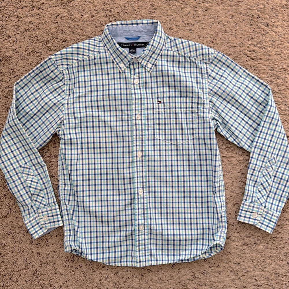 Tommy Hilfiger Boy Dress Shirt Size 8/10